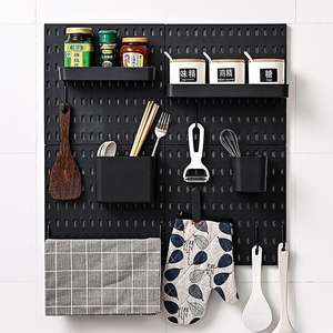 Pegboard — étagère murale en plastique, rangement pour salon et cuisine, 1 pièce, vente en gros - Product Image 3