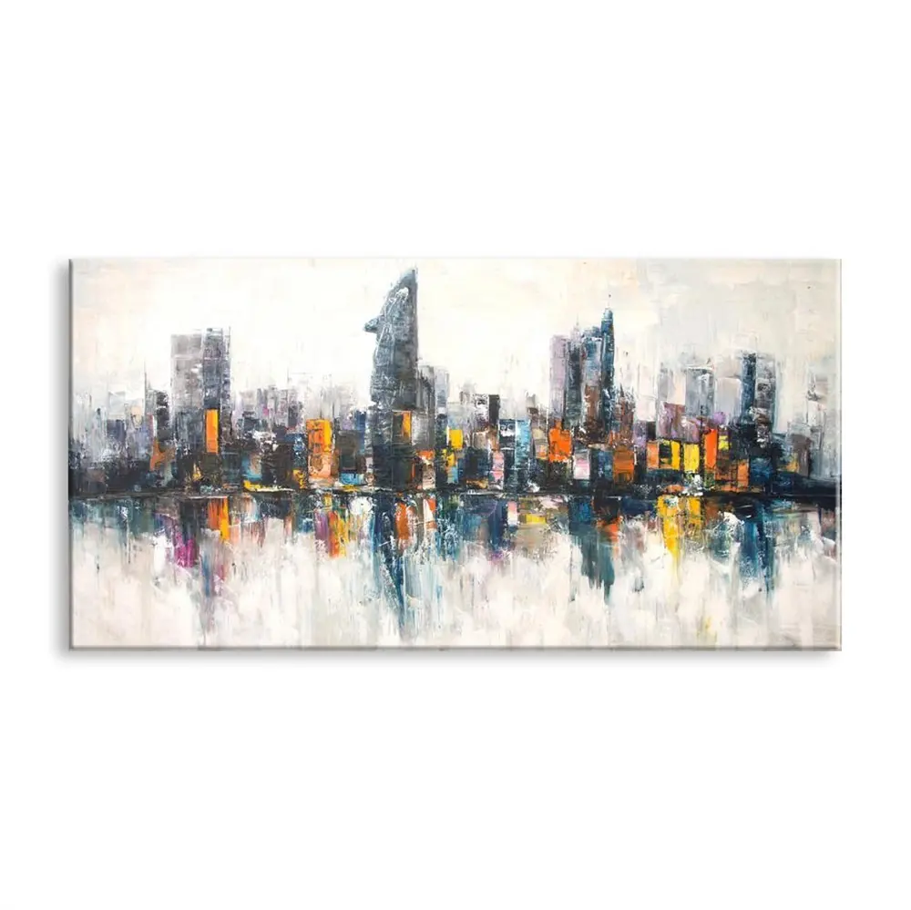 Sunset Cloud New York City Manhattan Gebäude Poster Wand kunst Bilder Malerei Wand kunst für Wohnzimmer Home Decor