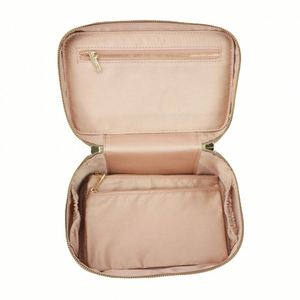 Estuche Organizador de Cosméticos de Viaje Impermeable de Cuero Genuino con Doble Cremallera, Caja de Almacenamiento de Artículos de Aseo de Gran Capacidad para Mujer - Product Image 4