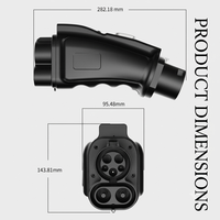 Adaptateur CCS1 vers GB/T DC 250A 1000V 250kW Charge Rapide Convertisseur EVSE IP54 pour Véhicules Électriques Chinois BYD NIO Prise Amérique du Nord États-Unis Mexique