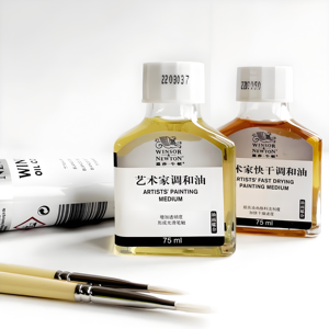 Best-Selling 75ml Winsor Newton Artist Still Oil Aceite de mezcla de secado rápido Aceite de nuez prensado en frío para suministros de arte - Product Image 3