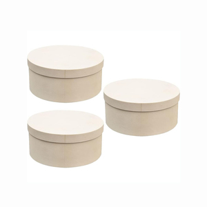 <span class=keywords><strong>3</strong></span> vòng hộp gỗ với nắp hộp lưu trữ quà tặng bánh <span class=keywords><strong>container</strong></span> bánh pho mát hộp - Product Image 1