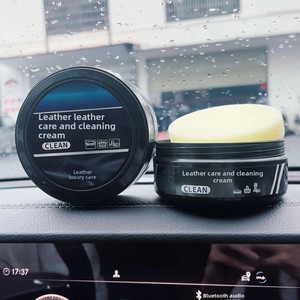 Crema per la Cura degli Interni Auto <span class=keywords><strong>in</strong></span> <span class=keywords><strong>Pelle</strong></span> e Rivestimenti, Detergente Lucidante 2 <span class=keywords><strong>in</strong></span> 1 Incolore per Cruscotto e Plastica - Product Image 2
