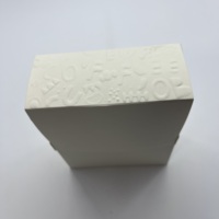 Boîte en carton pliable recyclable de qualité alimentaire, avec revêtement UV, estampage à chaud et gaufrage pour l'emballage de gâteaux, boissons et liquides