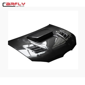 Piezas de automóvil de fibra de carbono <span class=keywords><strong>Carfly</strong></span> para 2003-2005 Subaru Impreza 9 VC Style Hood Bonnet - Product Image 2