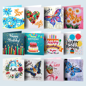 VANCY ARTS Wonderful Diy 5d Diamond Painting Tarjetas de felicitación Set Pintura para cumpleaños - Product Image 6