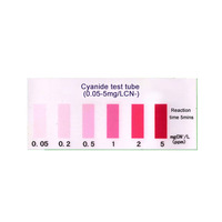 Tube à essai au cyanure avec méthode de colorimétrie, tube de comparaison des couleurs, kit de test de la qualité de l'eau
