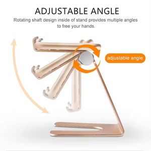Support de téléphone et tablette universel pliable en métal avec logo personnalisé, pour voiture, maison, bureau, cadeau promotionnel moderne - Product Image 3