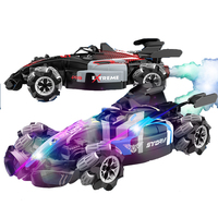 Coche de Carreras de Simulación F1 con Sensor de Gestos, 4WD de Alta Velocidad, Rociador de Agua, Coche Deportivo Eléctrico con Control Remoto, Coche de Derrape RC, Juguetes para Niños