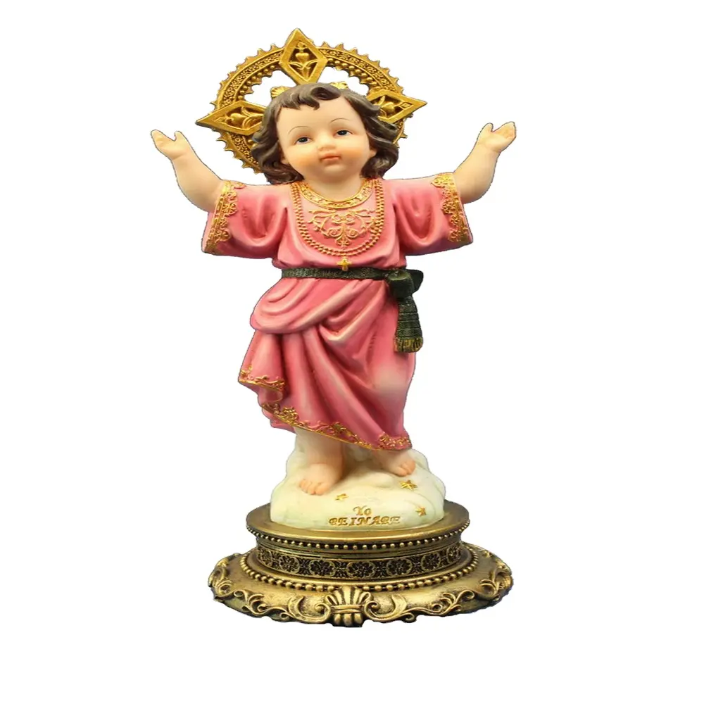 Estatua conmemorativa de un solo sentido, estatua religiosa decorada de resina artesanal, regalos religiosos, venta directa de fábrica