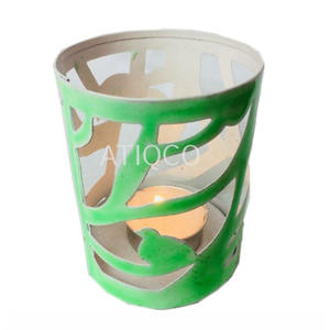 ที่ใส่เทียนทีไลท์ทำจากเหล็กแบบใหม่ที่ให้คำมั่นสัญญาสีชมพูดึงดูดใจสำหรับงานแต่งงาน - Product Image 5