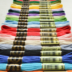 Aijia 482 couleurs, fils <span class=keywords><strong>à</strong></span> <span class=keywords><strong>broder</strong></span> en polyester pur, fils <span class=keywords><strong>à</strong></span> point de croix, écologiques, art populaire, gamme complète de couleurs - Product Image 3