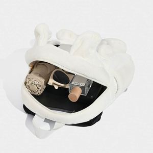 Design Designs and Customizes Cute Cartoon <b>Backpacks</b> Ita Bagsautumn and Winter Plush Bags and <b>Large</b>-<b>capacity</b> Fluffy <b>Backpacks</b> - Product Image 3