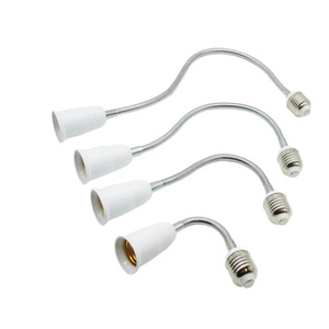 2pcs lot Extension de support de position flexible pour douille <span class=keywords><strong>E27</strong></span> réglable <span class=keywords><strong>E27</strong></span> à <span class=keywords><strong>E27</strong></span> Convertisseur de base pour <span class=keywords><strong>adaptateur</strong></span> d'extension d'<span class=keywords><strong>ampoule</strong></span> à vis - Product Image 4