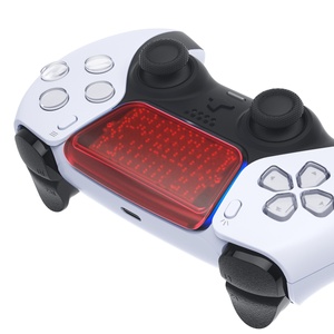 EXtremeRate Custom Clear <b>Red</b> Part Touch Pad Replacement Touchpad for <b>Ps5</b> <b>Controller</b> BDM-010/020/030/040/050 - Product Image 6