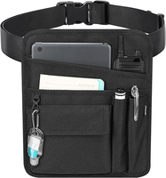 Sac banane de service personnalisé avec poches pour serveuses, hôtels, bars, cafés – Ceinture réglable, durable et lavable
