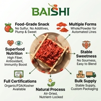 Combo de Barrita Energética y Snack de Bayas de Goji Secas Orgánicas |   Proveedor OEM de Empaquetado a Granel de Alta Calidad de AD Seco