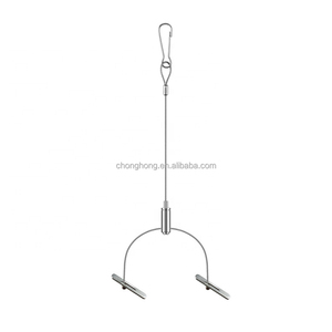 Kits d'éclairage au plafond à Led réglables Lampe avec raccord Kits <span class=keywords><strong>de</strong></span> <span class=keywords><strong>suspension</strong></span> au plafond à câble métallique <span class=keywords><strong>en</strong></span> acier inoxydable - Product Image 2