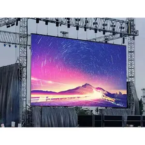 Fondo de escenario gran Pantalla Led Exterior P3.91 alquiler al aire libre pantalla Led pared P3.91 pantalla Led Panel eventos pantalla