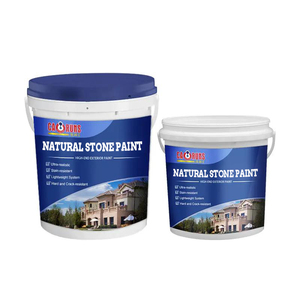 Vernice murale di alta qualità resistente agli alcali atossici facile <span class=keywords><strong>da</strong></span> costruire eccellente Villa finta vernice a pietra - Product Image 6