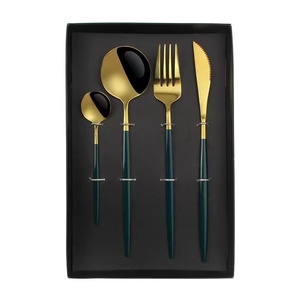Fork spoon student convenient tableware set with few fork chopsticks three-piece set company gift custom LOGO gift box set