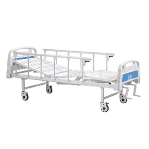 Le <span class=keywords><strong>fournisseur</strong></span> de matériel <span class=keywords><strong>médical</strong></span> fabrique un lit <span class=keywords><strong>d</strong></span>'hôpital manuel à 2 manivelles - Product Image 1