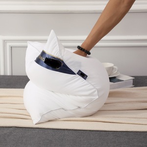 Amity Alta Qualidade Hotel Travesseiro Fofo Sólido Macio com Alta Elastic Sleeping Core Protege Vértebras Cervicais e Pescoço
