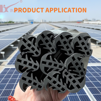 Bande d'étanchéité noire KX en EPDM de haute qualité pour panneaux solaires photovoltaïques Kaixuan, anti-âge et étanche aux intempéries