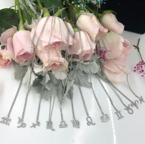 Nuovo Design <span class=keywords><strong>collana</strong></span> in acciaio inox oro <span class=keywords><strong>con</strong></span> cristallo Cz <span class=keywords><strong>segno</strong></span> <span class=keywords><strong>zodiacale</strong></span> <span class=keywords><strong>collana</strong></span> - Product Image 3