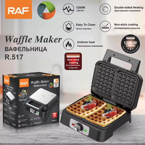 5-in-1 Electric Plastic Sandwich <b>Maker</b> Convenient for Household Use-<b>Waffle</b> Crepe Omelette Quiche & Pancake Cooking - Product Image 6