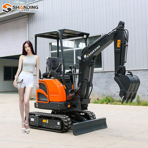 จัดส่งฟรี รถขุดขนาดเล็ก รถขุดดีเซลขนาดเล็ก 1.2 ตัน 1.8 ตัน 2.5 ตัน เครื่องยนต์ไฮดรอลิกคูโบต้า รถขุดขนาดเล็ก - Product Image 3