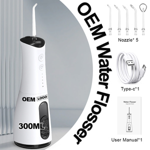 Nuevo Diseño IPX7 300ML, Irrigador Bucal Inalámbrico Portátil, Tecnología Inteligente, Irrigador Bucal Recargable - Product Image 1