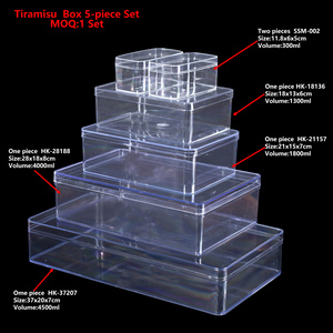 Large Transparent PS Material <strong>Plastic</strong> Tiramisu Container for Mousse Cake Wholesale Tiramisu <strong>Box</strong> for Food Tiramisu <strong>Box</strong> for Cake - Product Image 5