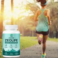 OEM/ODM |   Capsules de zéolite : 1g par capsule, micropoudre activée, pour l'énergie corporelle, capsules de zéolite activée sans gluten