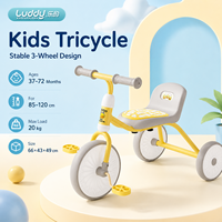 Tricycle évolutif 3-en-1 Luddy B.Duck pour bébé, poussette, vélo à pédales et porteur d'éveil pour la coordination