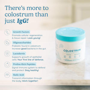 Complément Alimentaire Poudre de Colostrum Bovin pour Adultes : Protéine pour la Santé Intestinale, la Beauté des Cheveux et le Soutien Immunitaire - Product Image 3