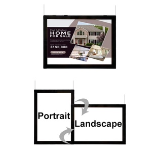 High Quality A1 A2 A3 A4 Versatile LED Advertising Display <b>Light</b> Box <b>Sign</b> Holder Double-Sided Real Estate Window Display Office - Product Image 3