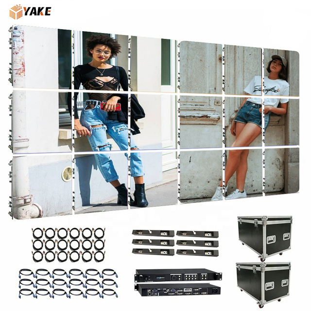 Yake Full Color SMD Drive IC PCB LED Display Panels for Stage Backdrop Rental Indoor/Outdoor Use P2.9 P3.9 P4.8 Pixel Pitch