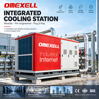 Système de refroidissement industriel extérieur, résistant à la corrosion, en conteneur, pour stations énergétiques
