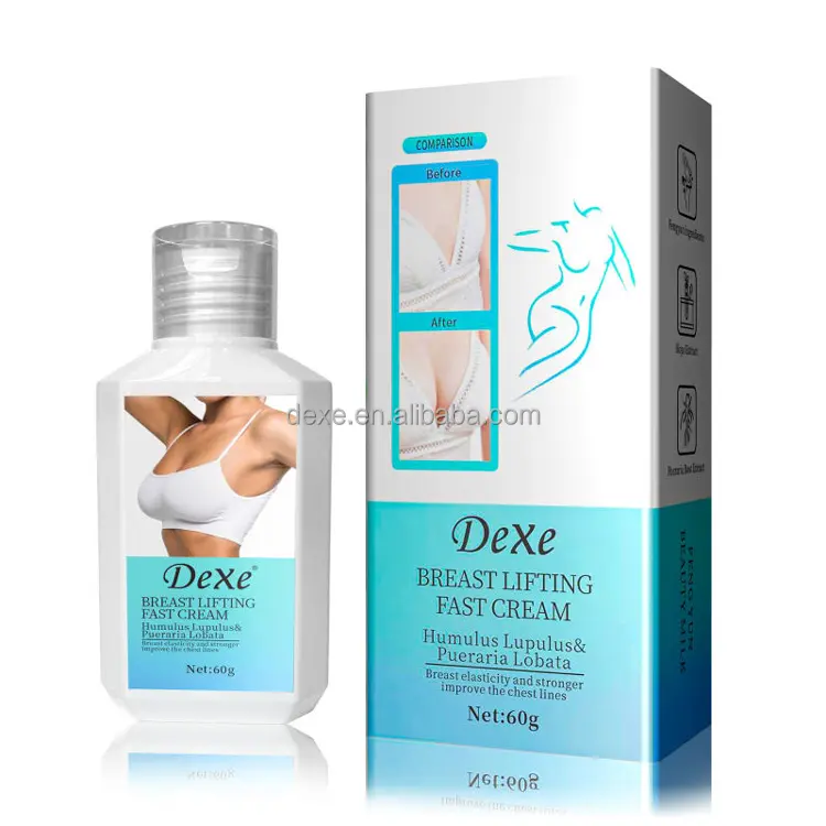 Dexe Private Label Instant Big Boobs Tight Massager Cream Best Natural Organic Firming Breast Enhancement Cream