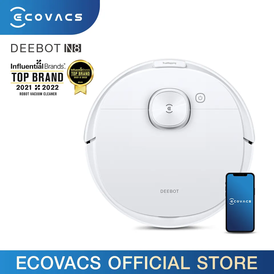 ECOVACS DEEBOT N8 White Factory Supply Attractive Price China Indoor Robot Vacuum Mop Cleaner