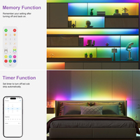 Contrôleur LED IoT RGB ESann SP548E 3 canaux PWM avec application, Bluetooth, musique, Alexa, Google Home, télécommande RF, contrôle vocal, gradation 0-100%, charge maximale 120W