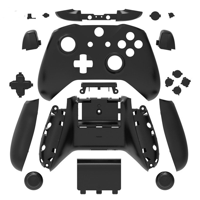 Hard Plastic Replacement Full Housing Shell Case Buttons Kit Compatible for Xbox Wireless Controller Repair Parts