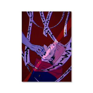 Guanjun 40*60 cm Jujutsu pintura pared arte sala de estar Anime lienzo impresiones <span class=keywords><strong>Manga</strong></span> lienzo Póster - Product Image 3