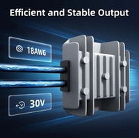 Convertisseur élévateur de tension pour Starlink Mini, allume-cigare 12V/24V vers 30V 3.5A, adaptateur d'alimentation avec câble et prise d'extension DC 5521