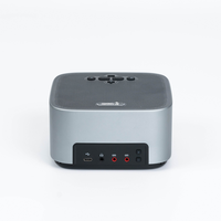TONGVEO Altavoz de Conferencia USB Bluetooth 5.0 con 2 Micrófonos de Extensión, 8 Matrices de Micrófonos, 8000mAH, Radio de Cobertura de 9m