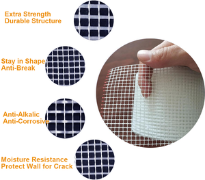 Prix de gros pour filet en fibre de verre 5x5mm 4x4mm 10x10mm 110gsm, tissu en maille de fibre de verre, prix le plus bas de l'<span class=keywords><strong>histoire</strong></span> - Product Image 2