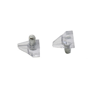 Jfs Transparent Shelf Support No. 1 Exposed Board Plastic Easy Installation Furniture <b>Hardware</b> Accessories - Product Image 5