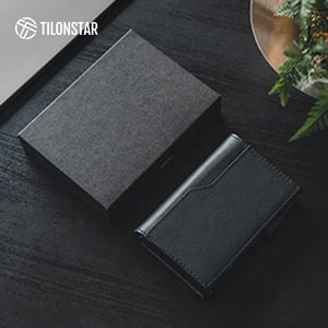 TILONSTAR TVC337P Accept Custom Real Leather Pop up <b>Wallet</b> Credit Bankcard Money <b>Holder</b> Business Leather Card <b>Holders</b> - Product Image 6