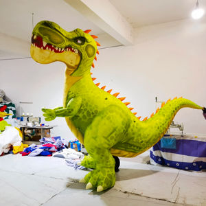 Aangepaste Opblaasbare T-Rex Dinosaurus Kostuum Voor <span class=keywords><strong>Promo</strong></span> Evenement Lopen Mascotte Reclame Luchtballon Decor Voor Park Winkelcentrum - Product Image 6
